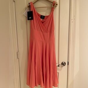 NWT Cavalli Class Mara Coral Dress 4/6